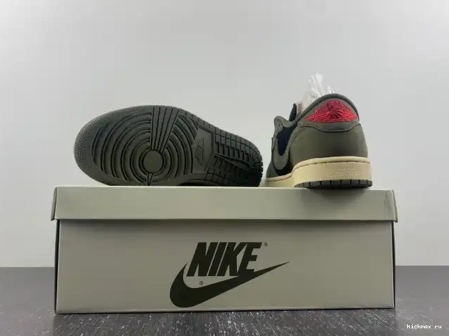 Cheap SCOTT TRAVIS DM7866-002 OG JORDAN OLIVE' 'BLACK SP AIR 1 X LOW 0505